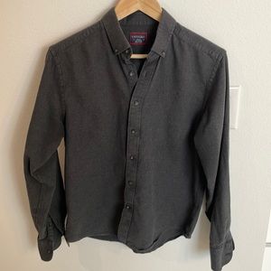 Small Charcoal Men’s Button Down